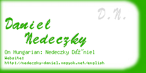 daniel nedeczky business card